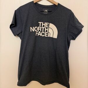 The North Face Heather Navy Logo Tee